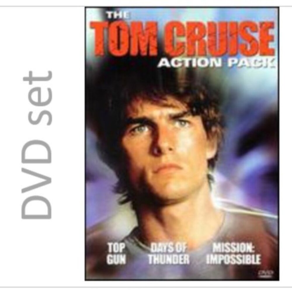 TOM CRUISE action pack collectible 3 DVD set